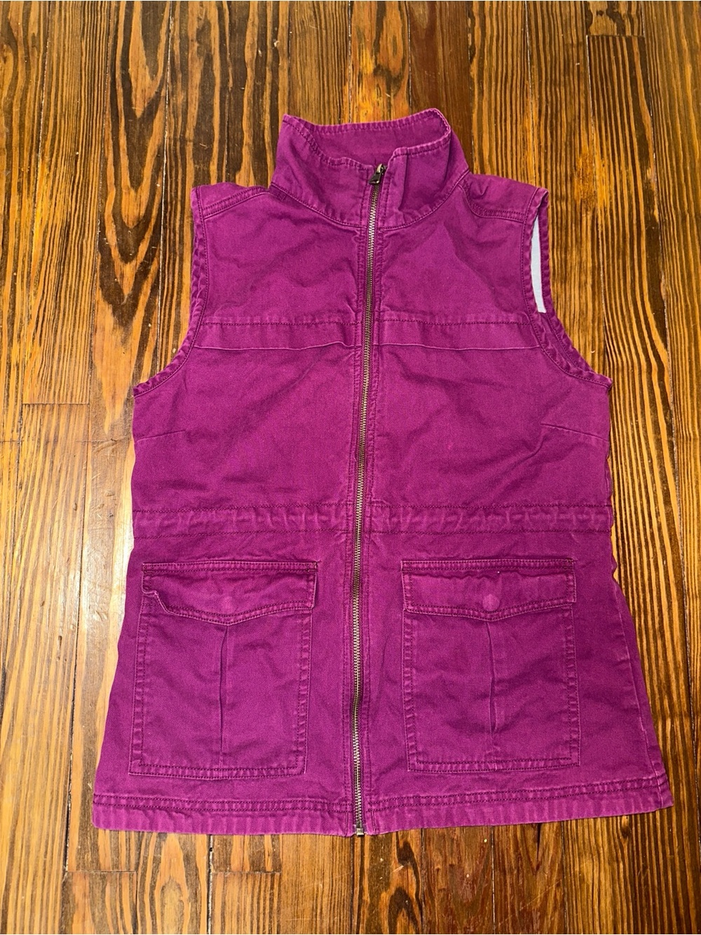 Columbia Plum Sleeveless Zip-Up Vest